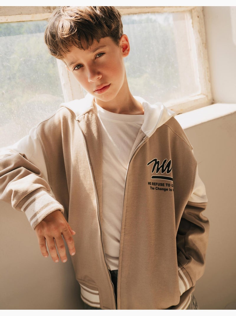 Veste bomber, mo fashion Gris - Kiabi