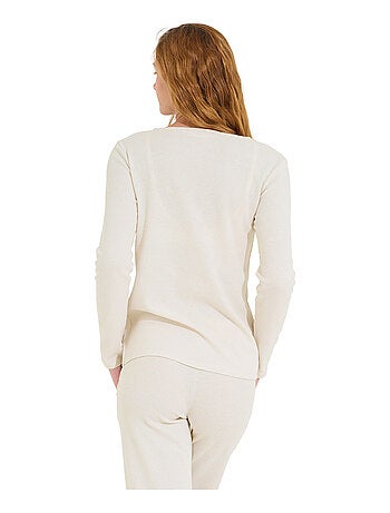 Veste cardigan d'intérieur manches longues freely