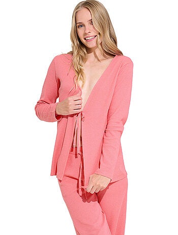 Veste cardigan d'intérieur manches longues freely
