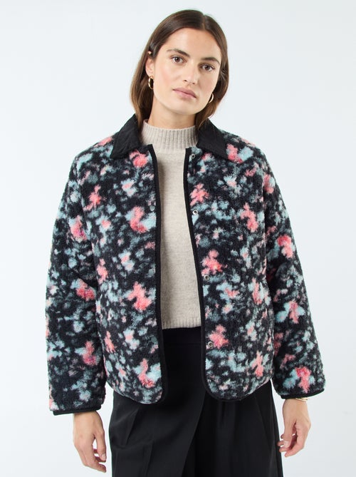 Veste chaude réversible - Kiabi