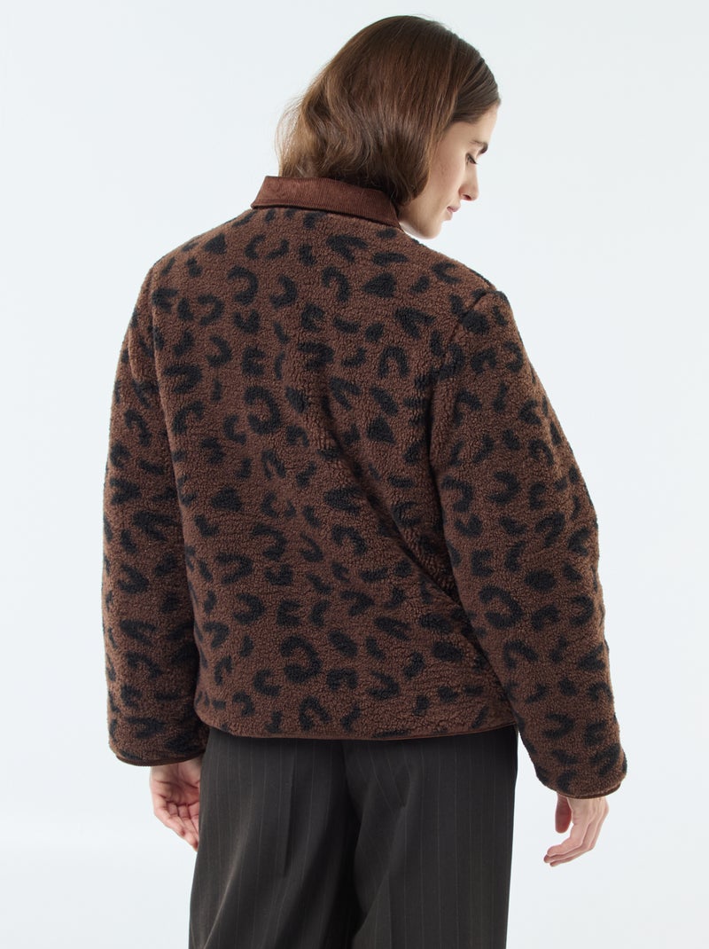 Veste chaude réversible Noir - Kiabi
