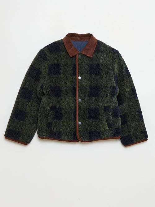 Veste chaude style workwear réversible - Kiabi