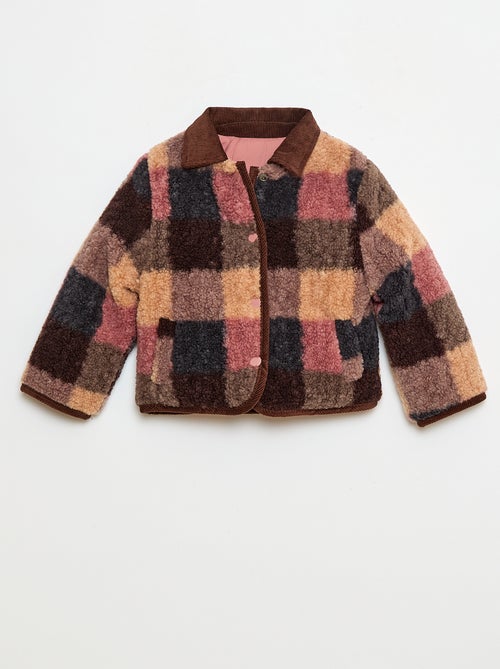 Veste chaude style workwear réversible - Kiabi