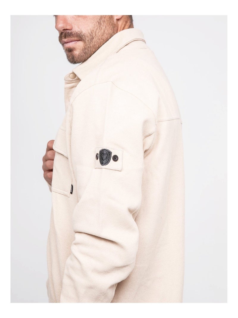 Veste coton zolidol Ecru - Kiabi