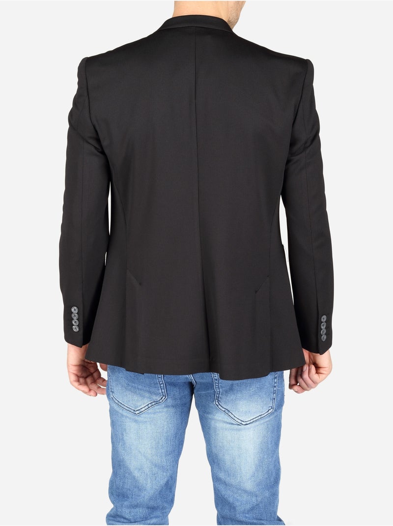 Veste coupe ajustée - leader mode Noir - Kiabi