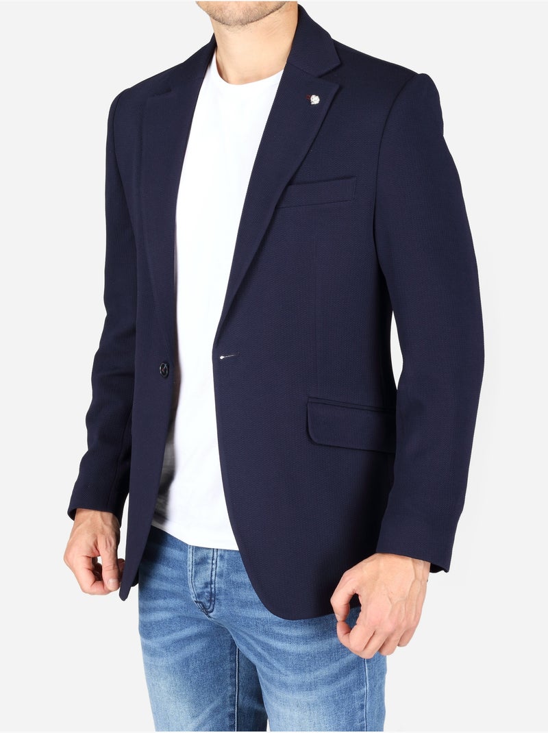 Veste coupe ajustée - silverstone Bleu foncé - Kiabi