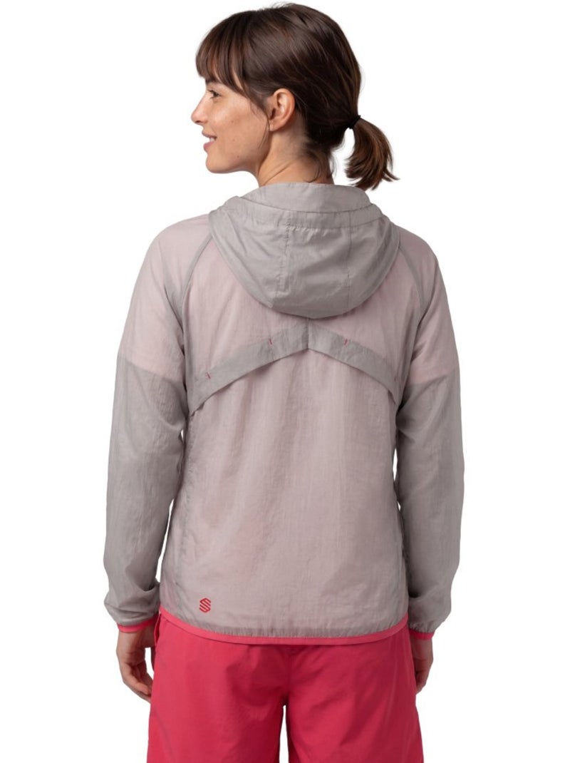 Veste coupe-vent randonnée ultralégère femme femme laugavegur-w Blanc - Kiabi