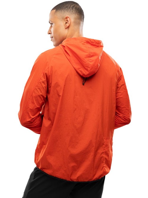Veste coupe-vent running homme fitness homme bund brick - Kiabi