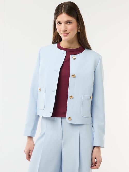 Veste courte de cérémonie unie - Kiabi