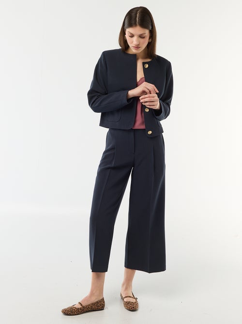 Veste courte de cérémonie unie - Kiabi