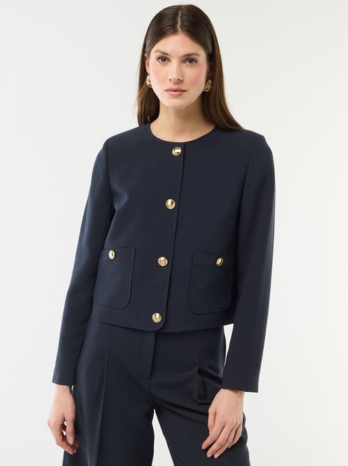 Veste courte de cérémonie unie - Kiabi