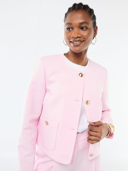 Veste courte de cérémonie unie - Kiabi