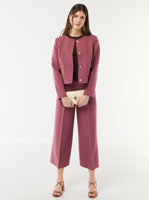 Veste courte de cérémonie unie - Kiabi