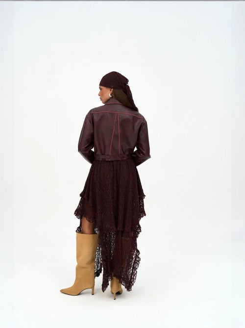 Veste courte décontractée en similicuir mai destroyed mai studios - Kiabi Veste courte décontractée en similicuir mai destroyed mai studios - Kiabi