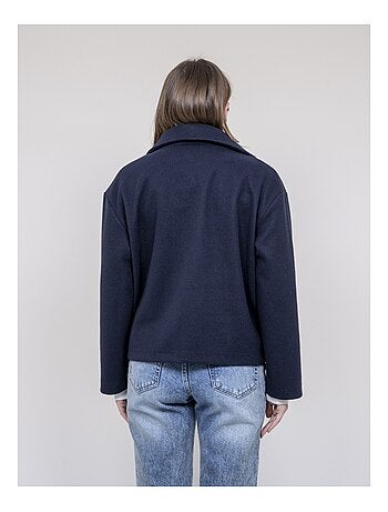 Veste courte effet laine uparlie