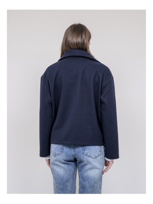Veste courte effet laine uparlie - Kiabi Veste courte effet laine uparlie - Kiabi