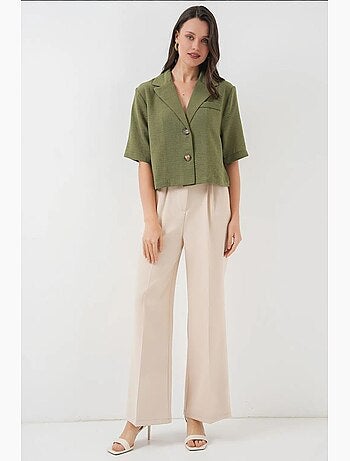 Veste courte en lin bdart