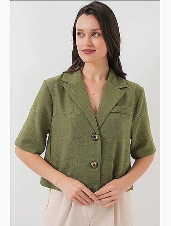 Veste courte en lin bdart