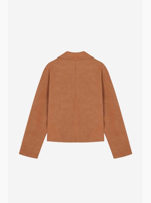 Veste courte femme en suédine dilvin - Kiabi Veste courte femme en suédine dilvin - Kiabi