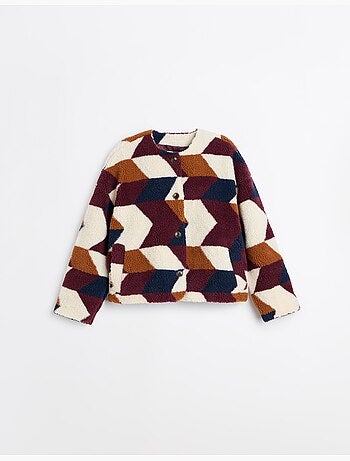 Veste courte sherpa, mo fashion