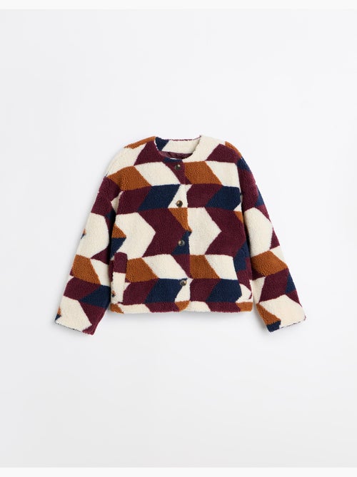 Veste courte sherpa, mo fashion - Kiabi