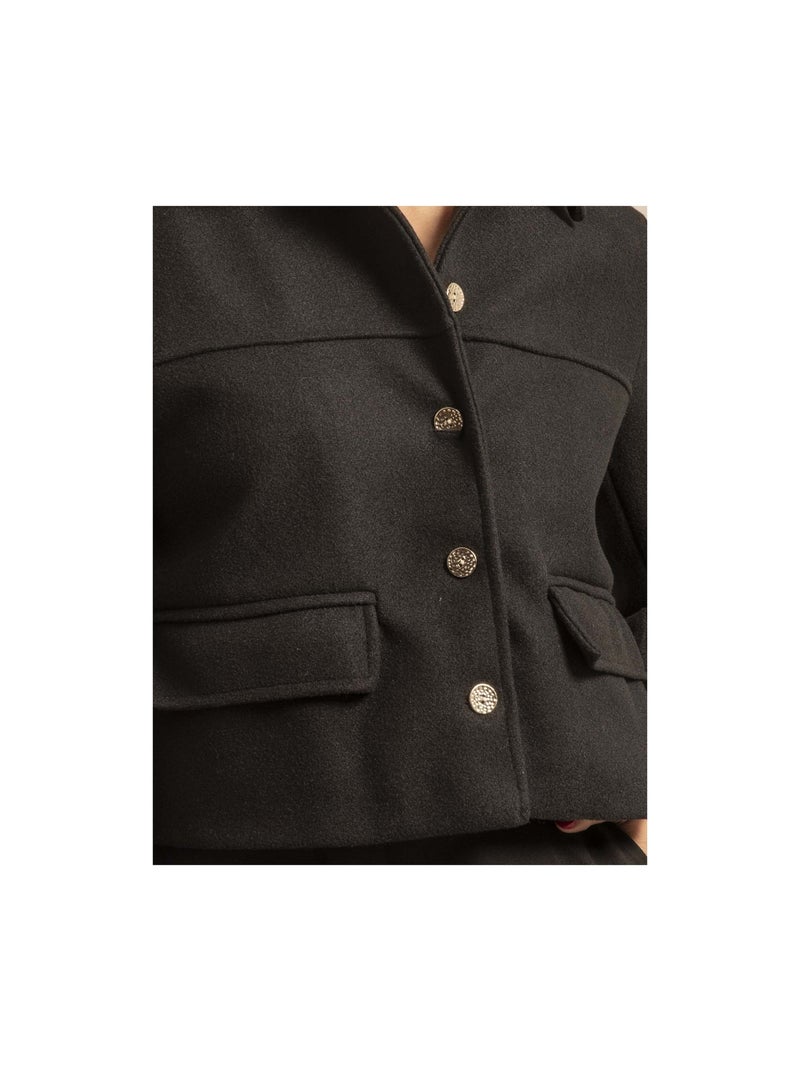 Veste courte utena Noir - Kiabi