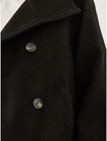 Veste croisée en laine boutonnée lucci
