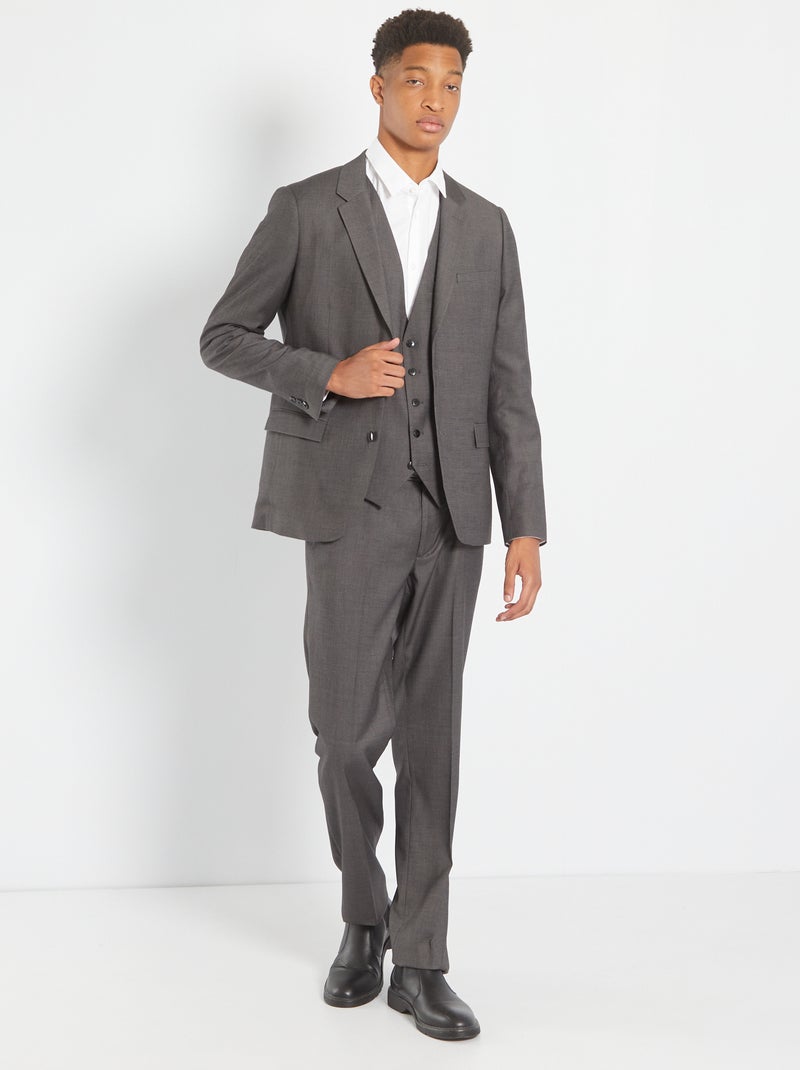 Veste de costume +1m90 gris - Kiabi