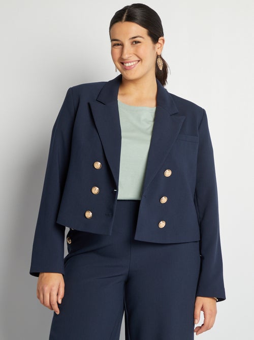 Veste de costume cropped - Kiabi