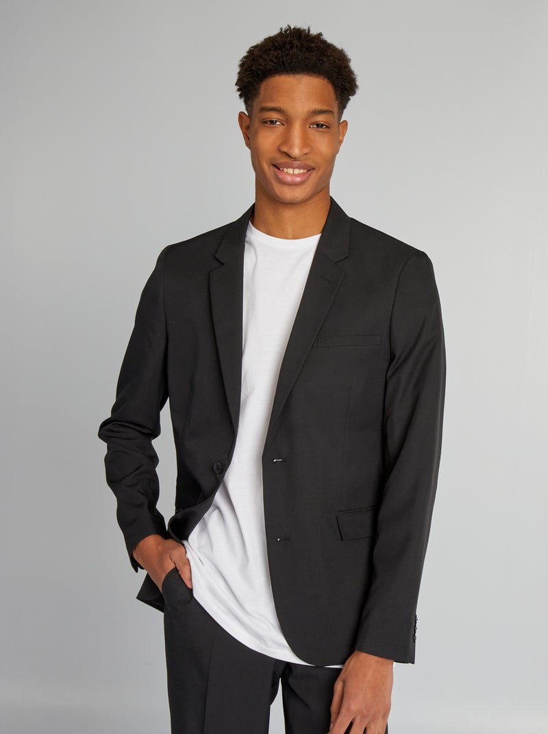 Veste de costume + d'1m90 noir - Kiabi
