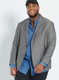 Veste de costume regular Gris - Kiabi