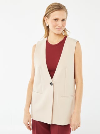 Veste de costume sans manches