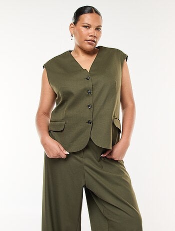 Veste de costume sans manches