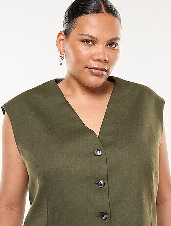 Veste de costume sans manches