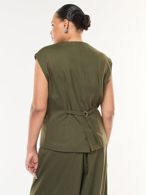 Veste de costume sans manches - Kiabi