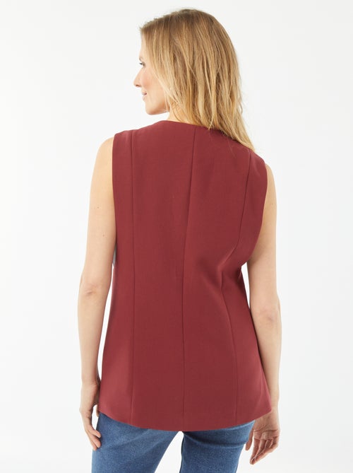 Veste de costume sans manches - Kiabi