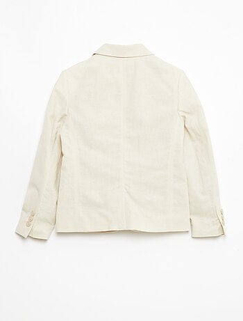 Veste de costume unie