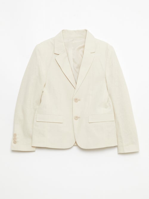 Veste de costume unie - Kiabi