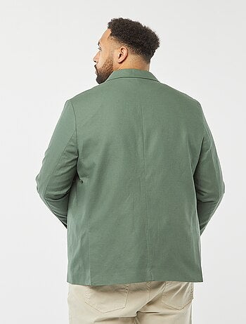 Veste de costume unie coupe slim