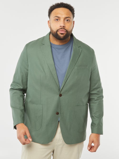 Veste de costume unie coupe slim - Kiabi