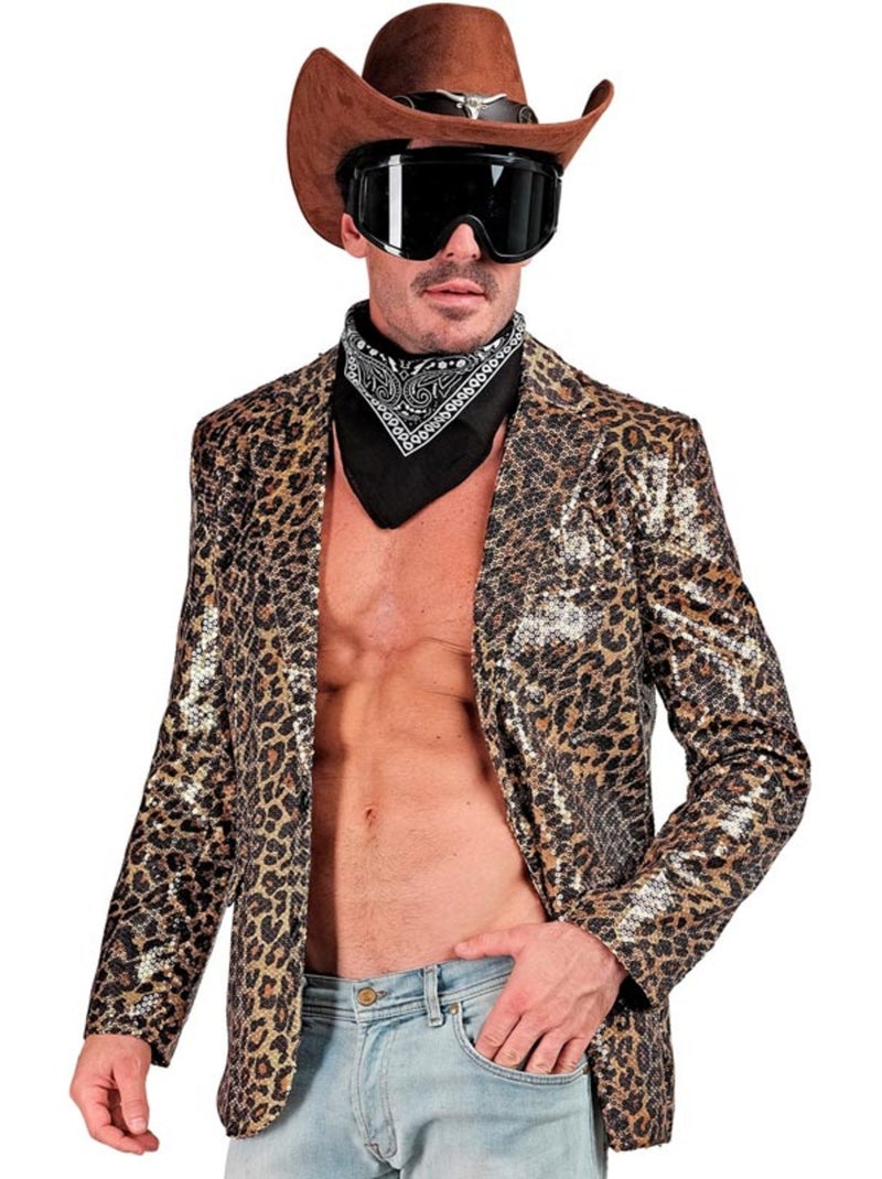 Veste de déguisement ou de soirée à imprimé léopard classique Multicolore - Kiabi