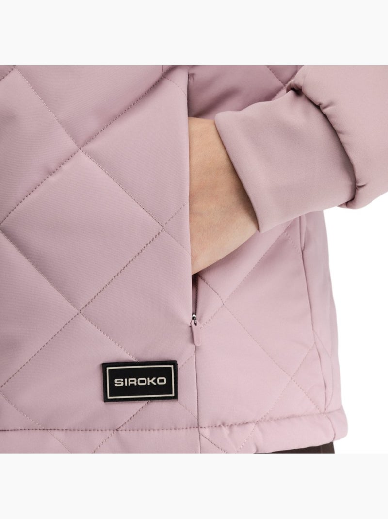 Veste de golf matelassée réversible femme golf femme approach-w Rose - Kiabi