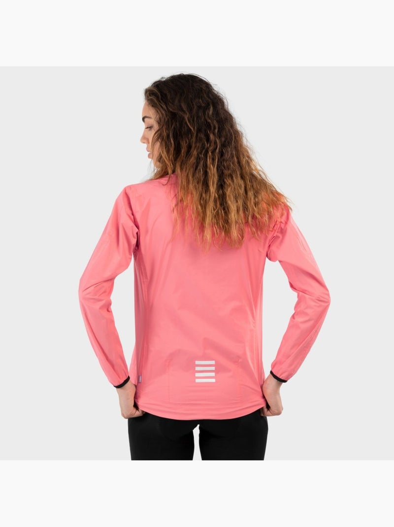 Veste de pluie vélo femme cyclisme femme j2 fauniera Corail - Kiabi