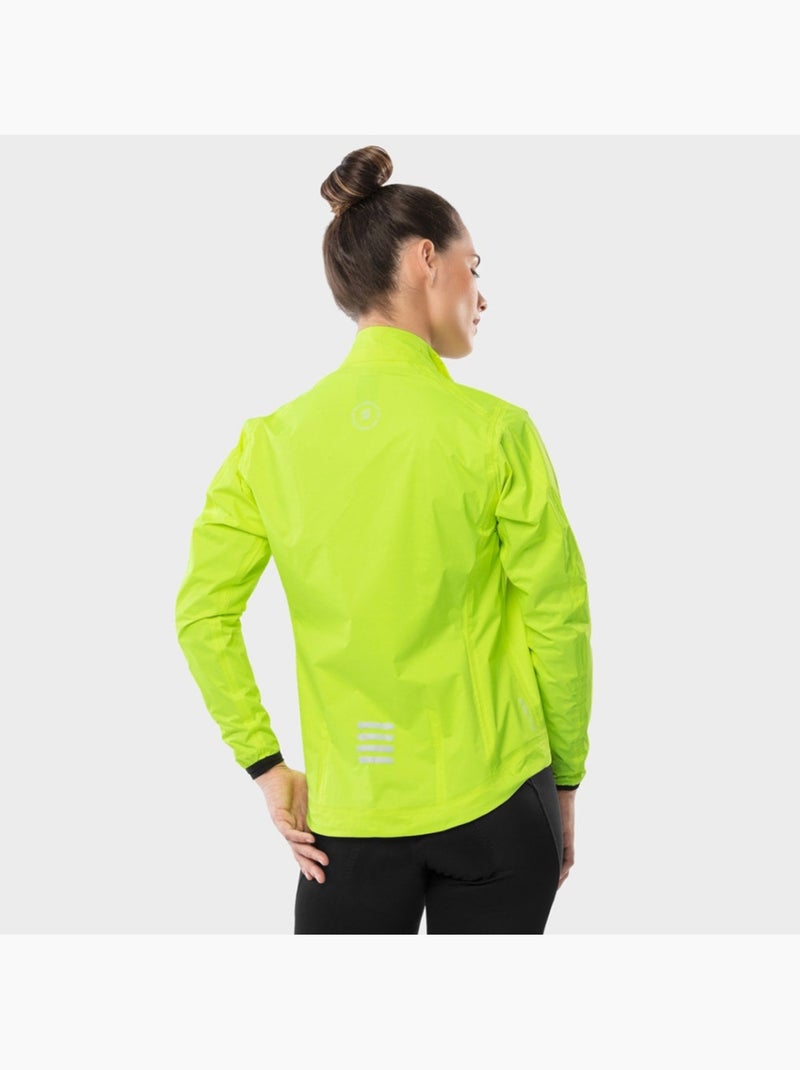Veste de pluie vélo femme cyclisme femme j2 turini Jaune - Kiabi