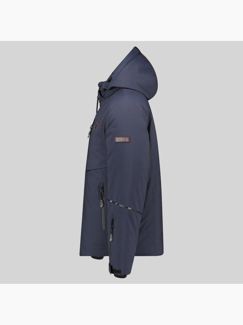Veste de ski à capuche waouh – geographical norway Bleu marine - Kiabi