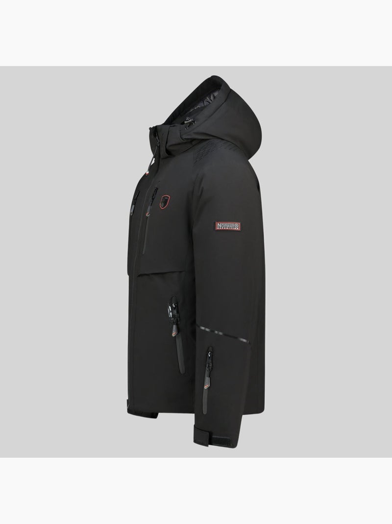 Veste de ski à capuche waouh – geographical norway Noir - Kiabi