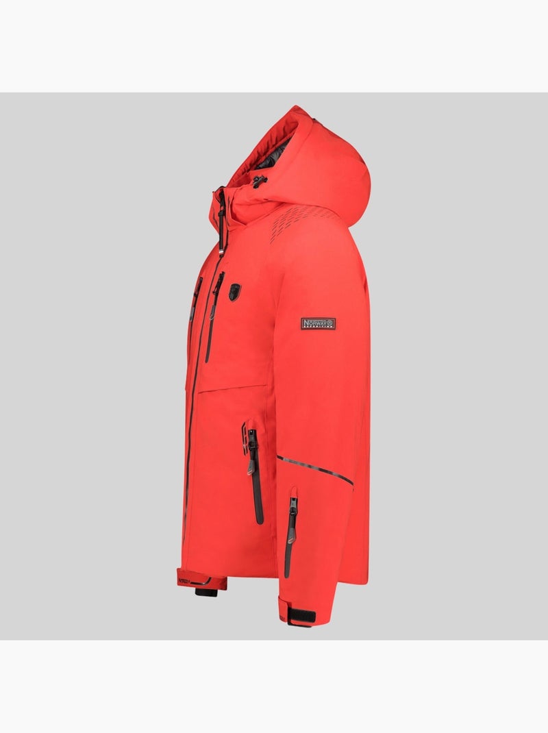 Veste de ski à capuche waouh – geographical norway Rouge - Kiabi