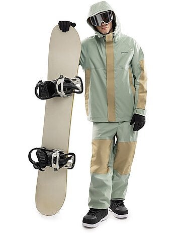 Veste de snowboard oversize homme homme w8 yuki olive