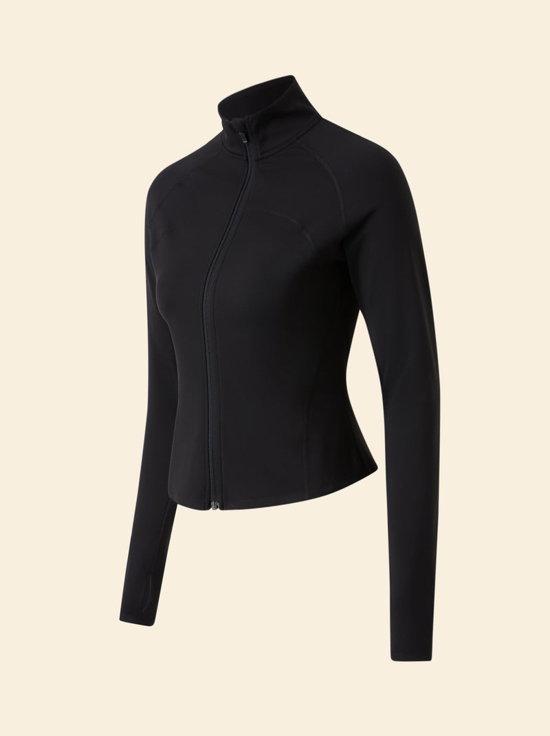 Veste de sport zippée - (ekstract) Noir - Kiabi