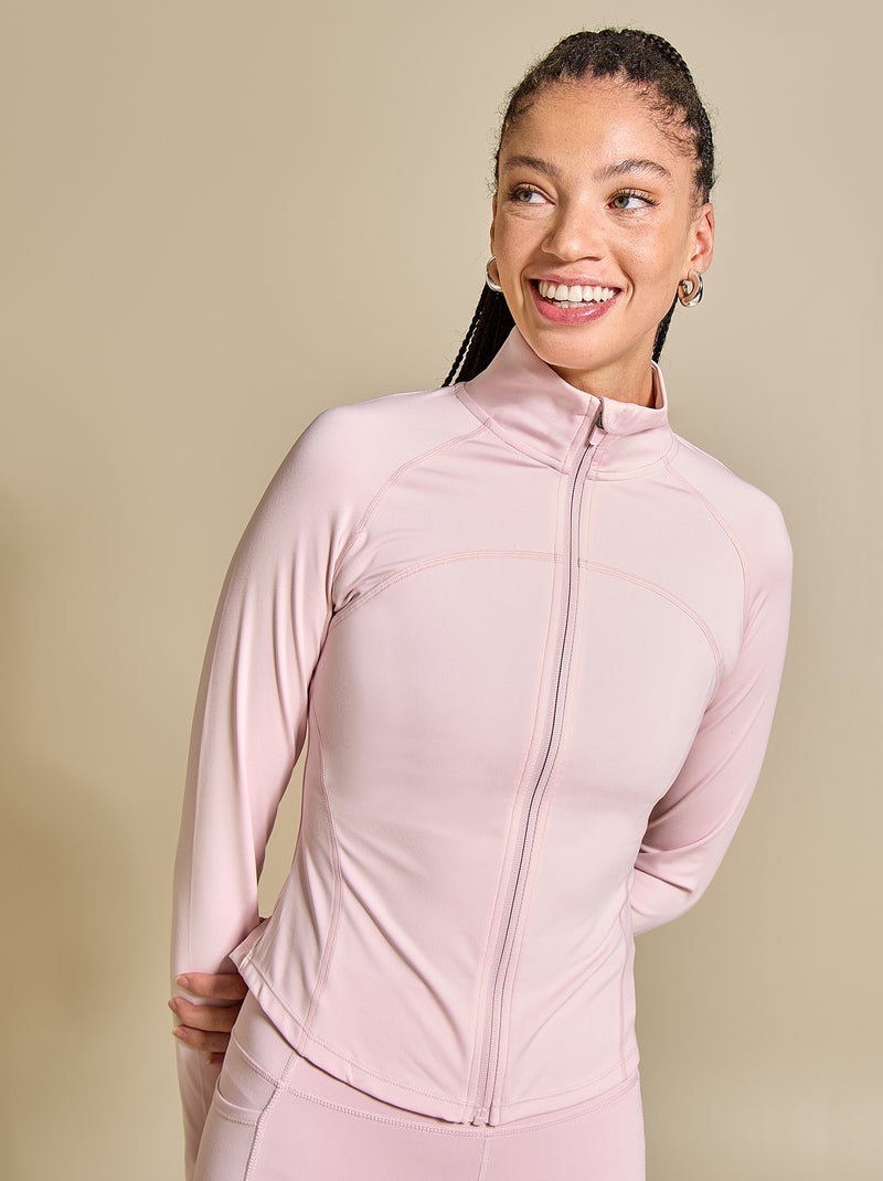 Veste de sport zippée - (ekstract) Rose - Kiabi